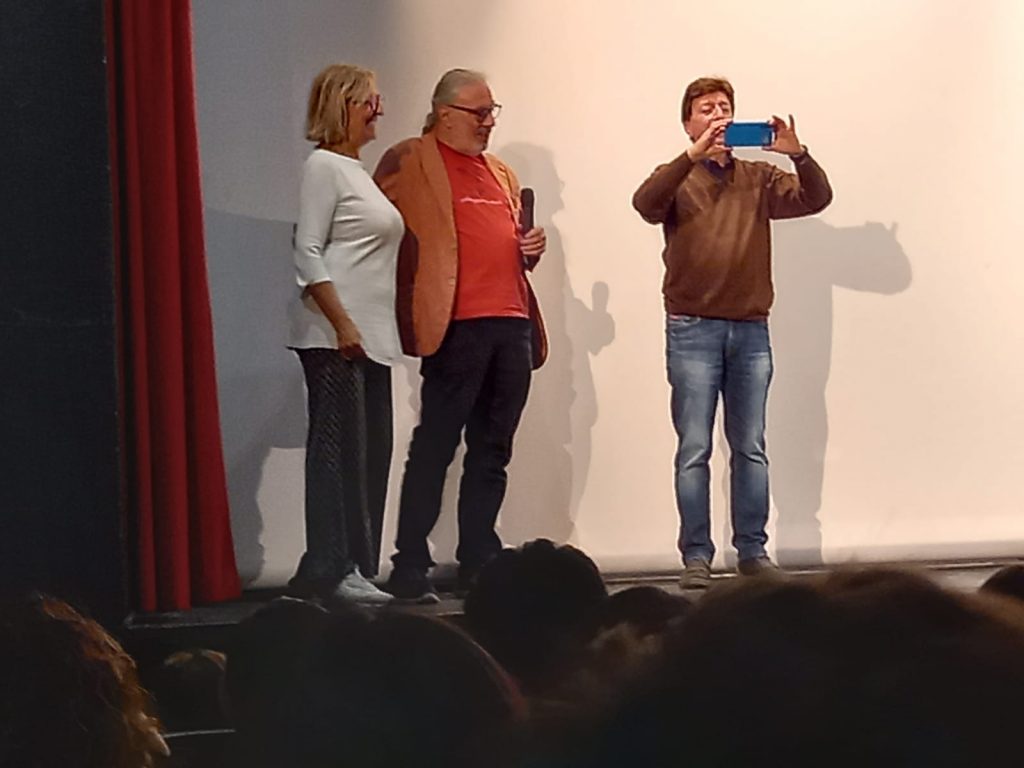 Prof.ssa Stella Cogo, consigliere Ugo Brunetta e il regista e sceneggiatore Franco Brunetta 2026-04-27
